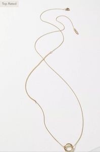 Anthropologie Build-a-necklace gold charm/ novelty base necklace